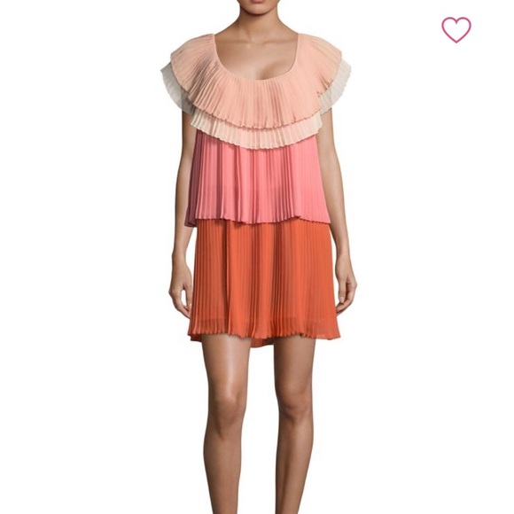 delfi Dresses & Skirts - DELFI COLLECTION pink tiered dress